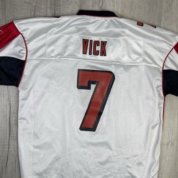 Vintage Mike Vick Atlanta Falcons Reebok Jersey White Reebok Adult Men’s XL U - Picture 11 of 13